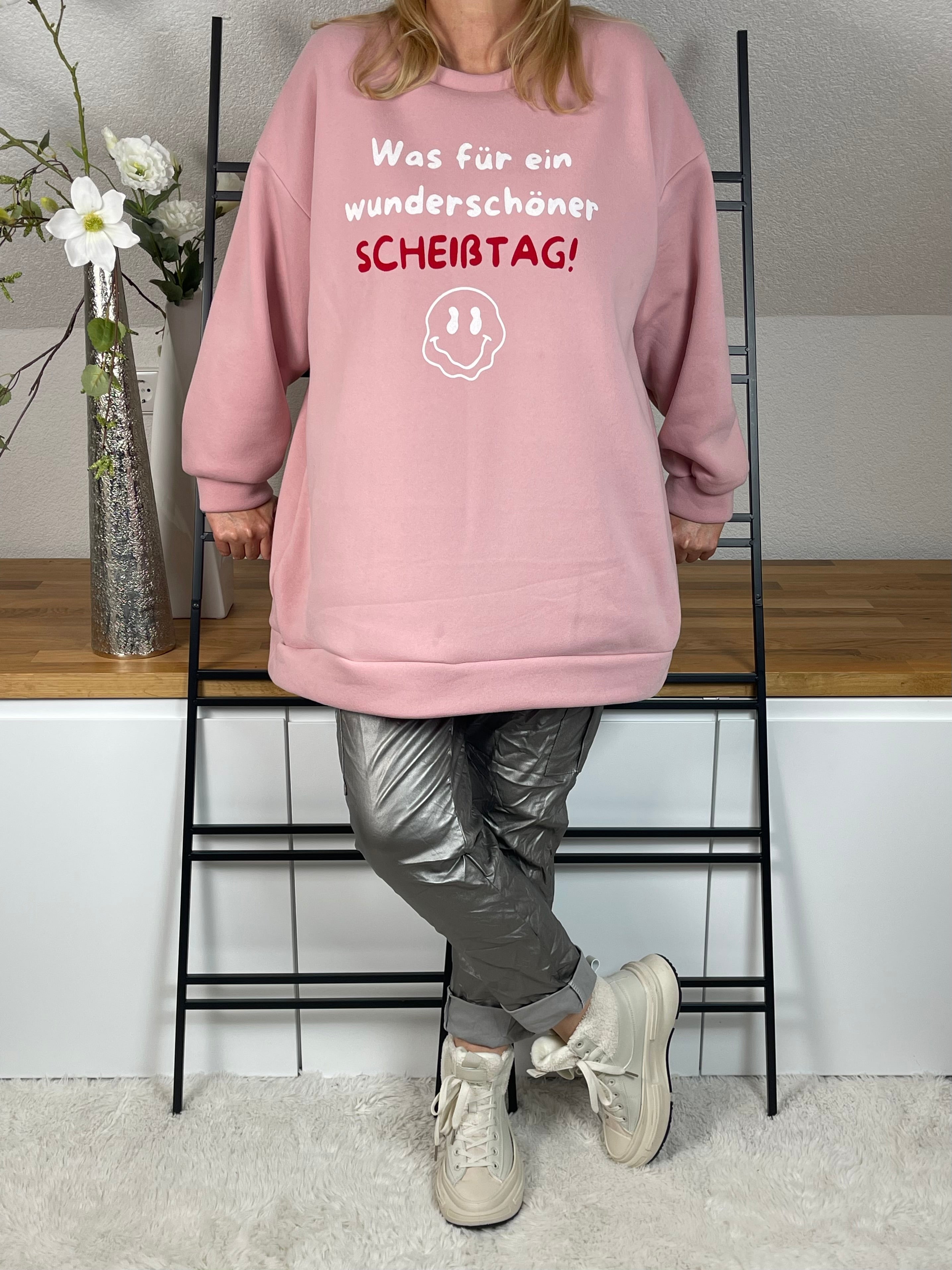 Sweater  „Was für ein wunderschöner Scheißtag“ Einheitsgrösse Gr. 40 - 48+