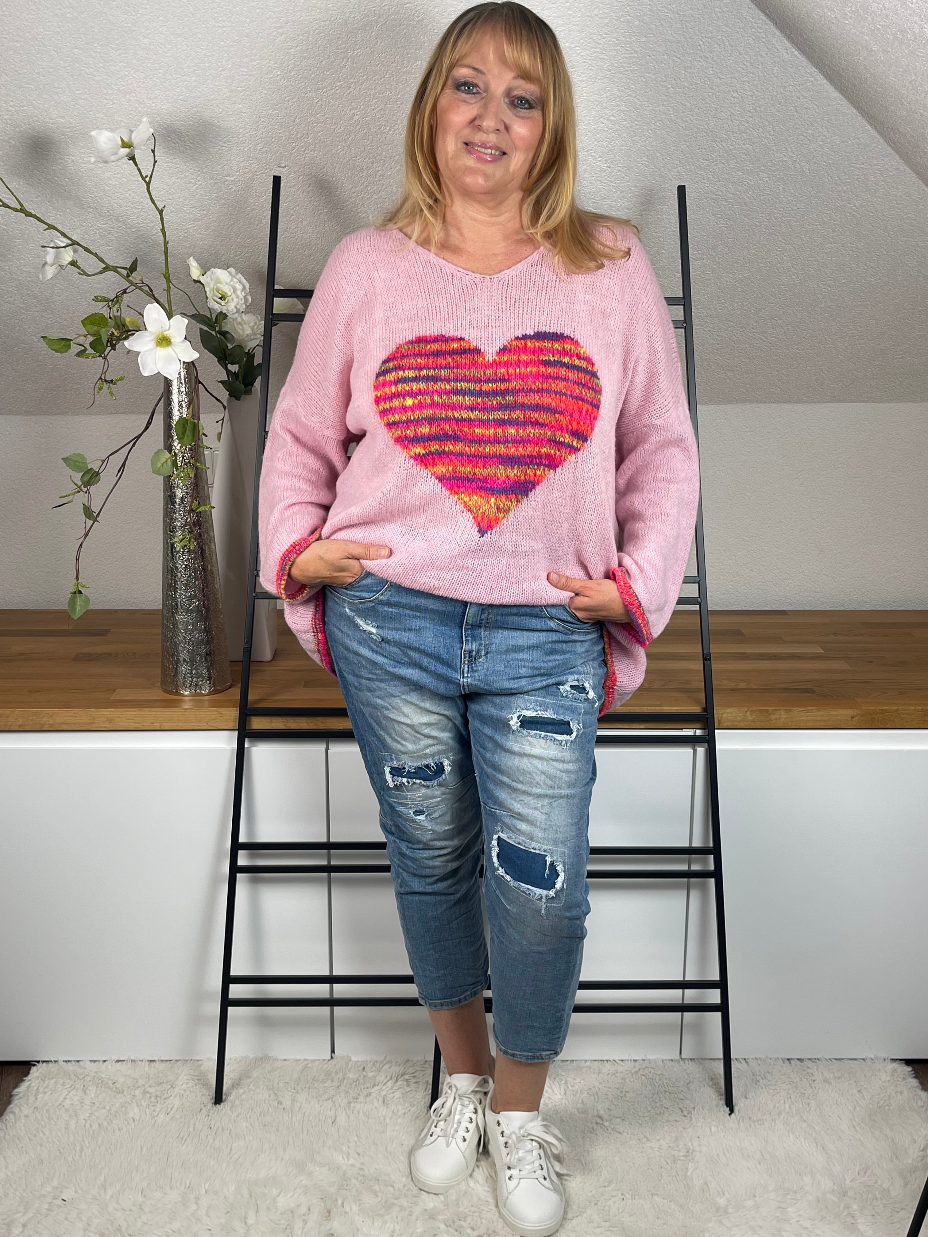 Pullover „My Heart“ Einheitsgrösse Gr. 36 - 48